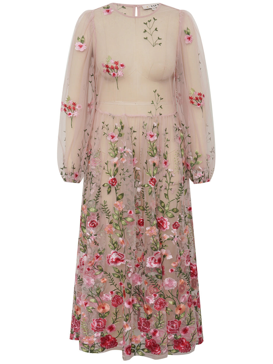 A-VIEW Fuschia Mekko Punainen/Vaaleanpunainen