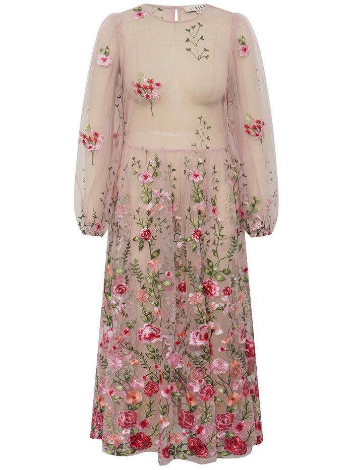 A-VIEW Fuschia Mekko Punainen/Vaaleanpunainen