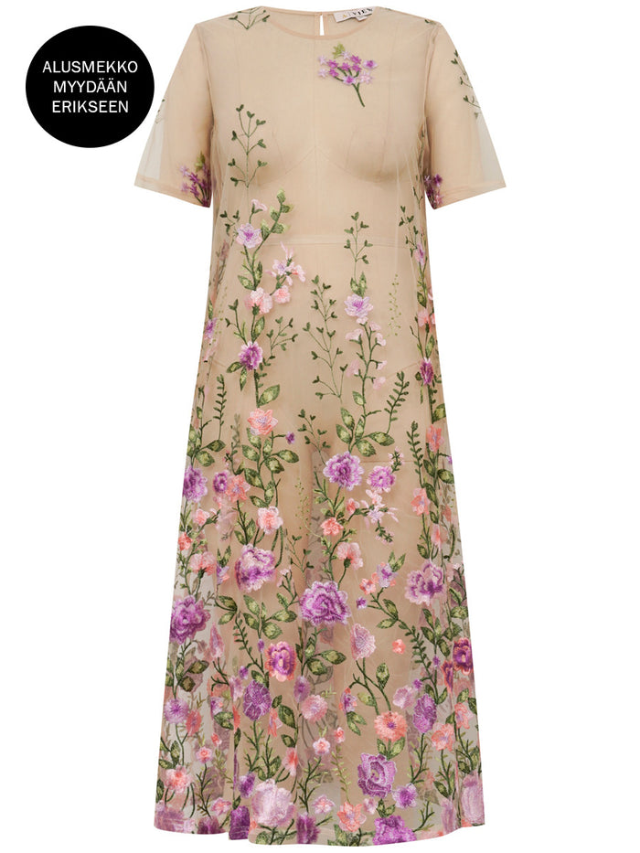 FUSCHIA midi dress