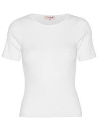 A-VIEW Ribbinen T-Paita Valkoinen