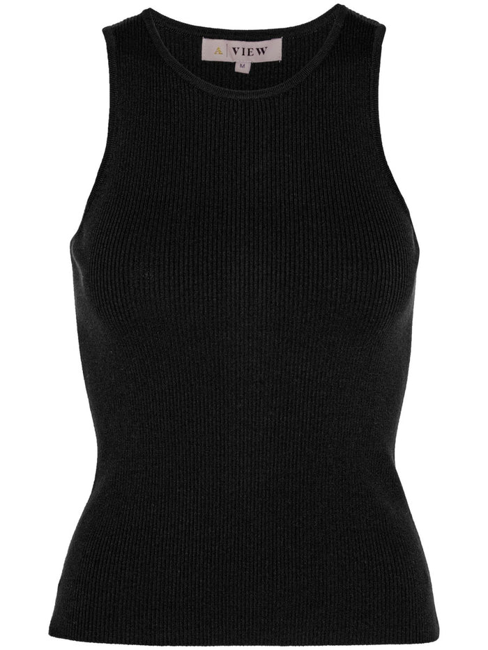 Rib knit tank top