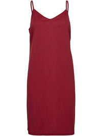 A-VIEW Slip dress Alusmekko Viininpunainen
