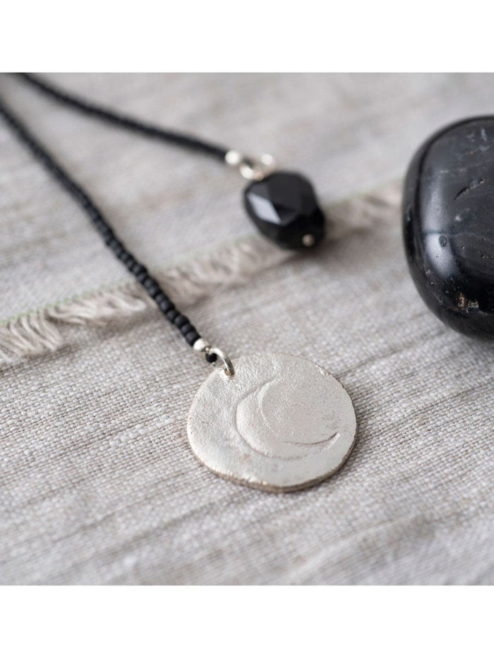 A Beautiful Story Fairy Moon Silver Necklace