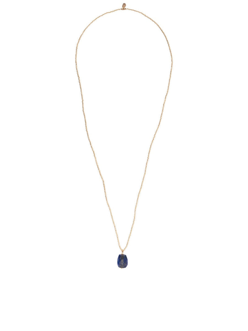 A Beautiful Story Calm Gold Necklace Lapis Lazuli