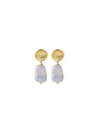 A Beautiful Story Ease Sininen Pitsiakaatti Korvakorut Kulta