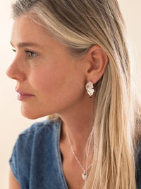 EXOTIC silver earrings