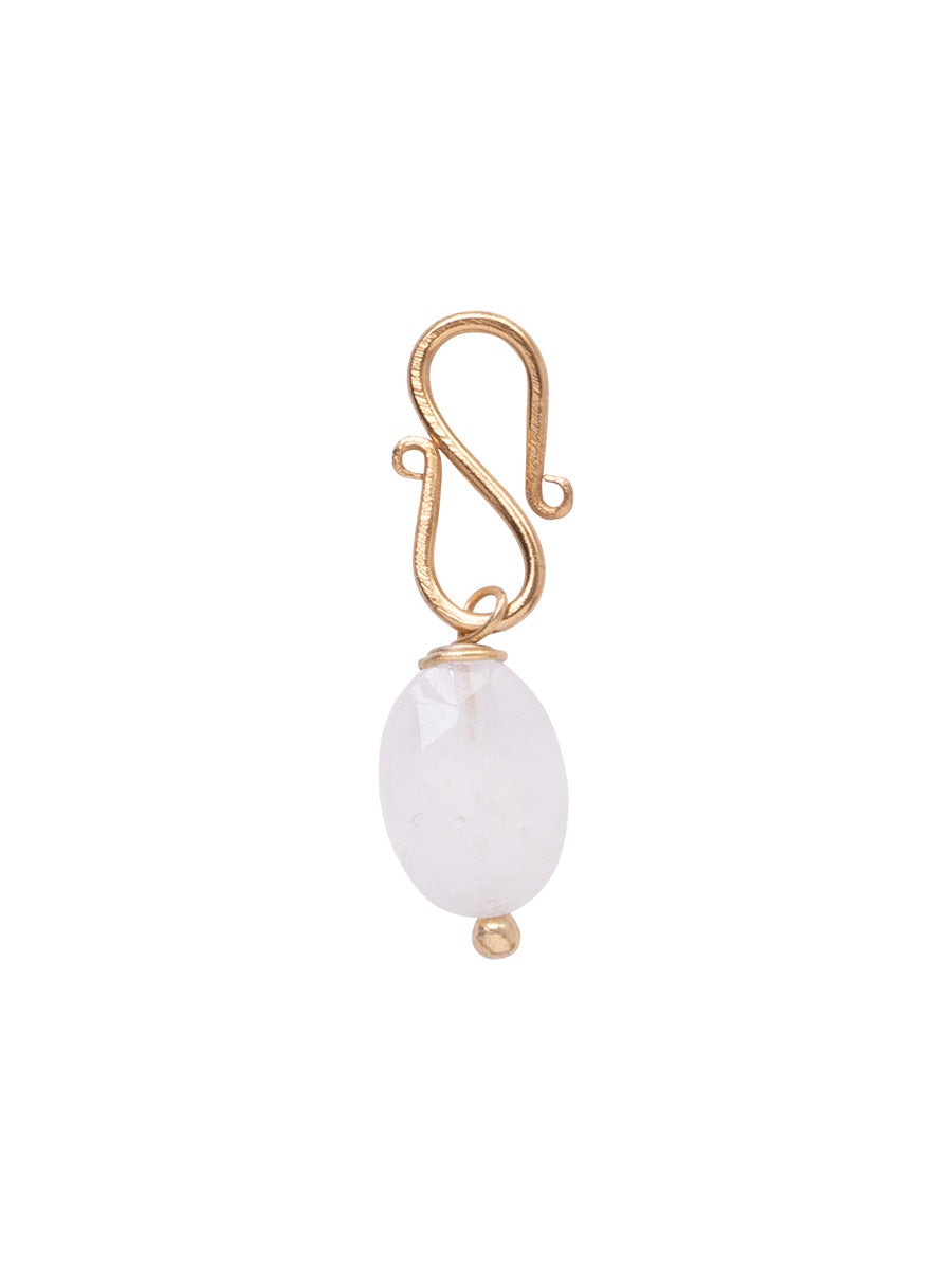 A Beautiful Story Faceted gemstone moonstone gold pendant