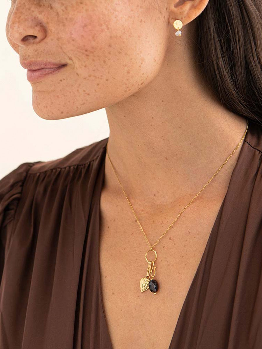 A Beautiful Story Vintage heart small charm gold