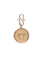 A Beautiful Story Heart vintage coin gold charm