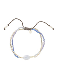 A Beautiful Story Shining Sininen Pitsiakaatti Rannekoru Hopea