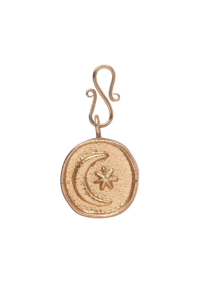 Moon And Star Vintage Charm Riipukset