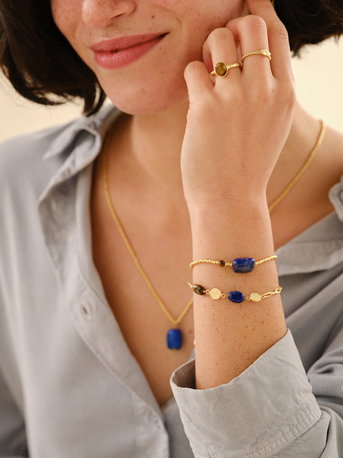 A Beautiful Story Surprise Lapis Lazuli Kulta Rannekoru