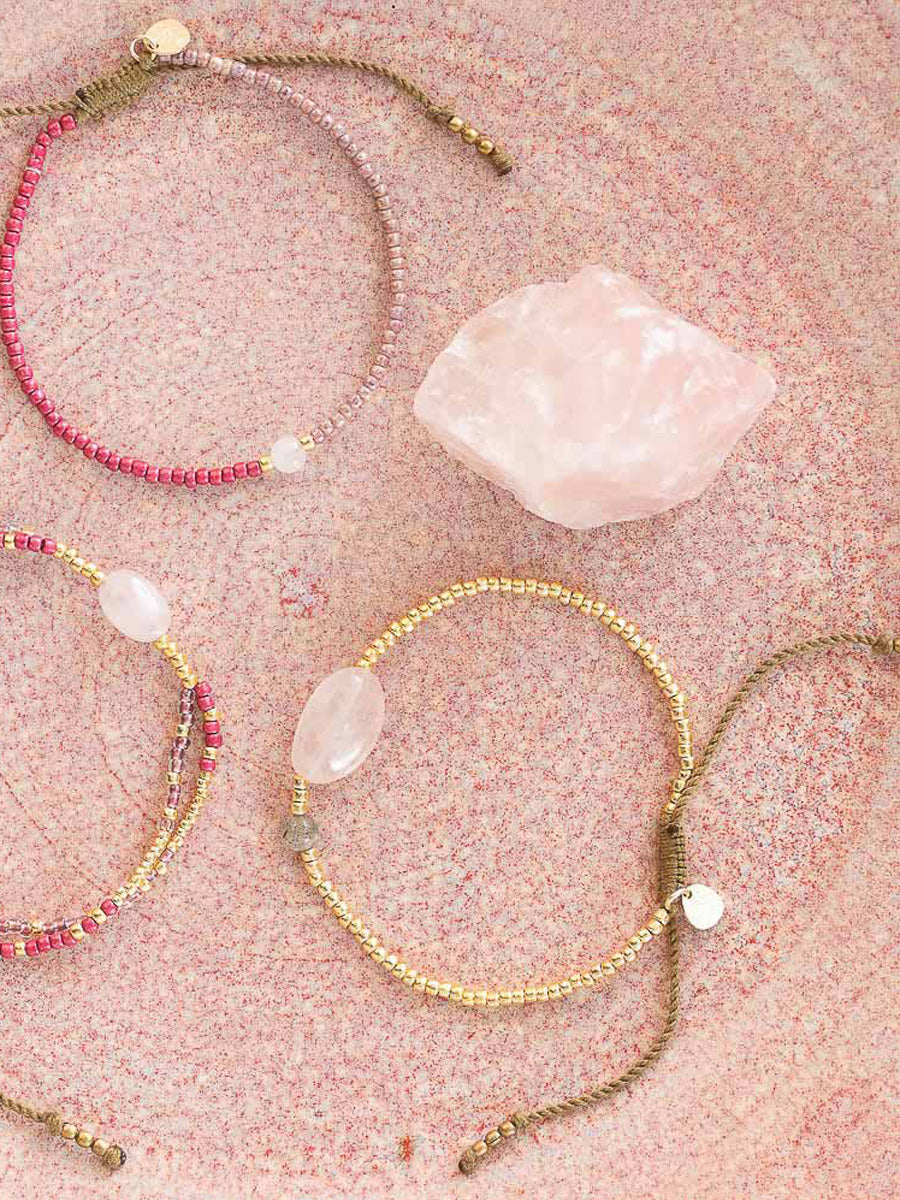 A Beautiful Story Surprise Rose Quartz Labradorite Rannekoru
