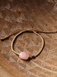 A Beautiful Story Surprise Ruusukvartsi Granaatti Rannekoru