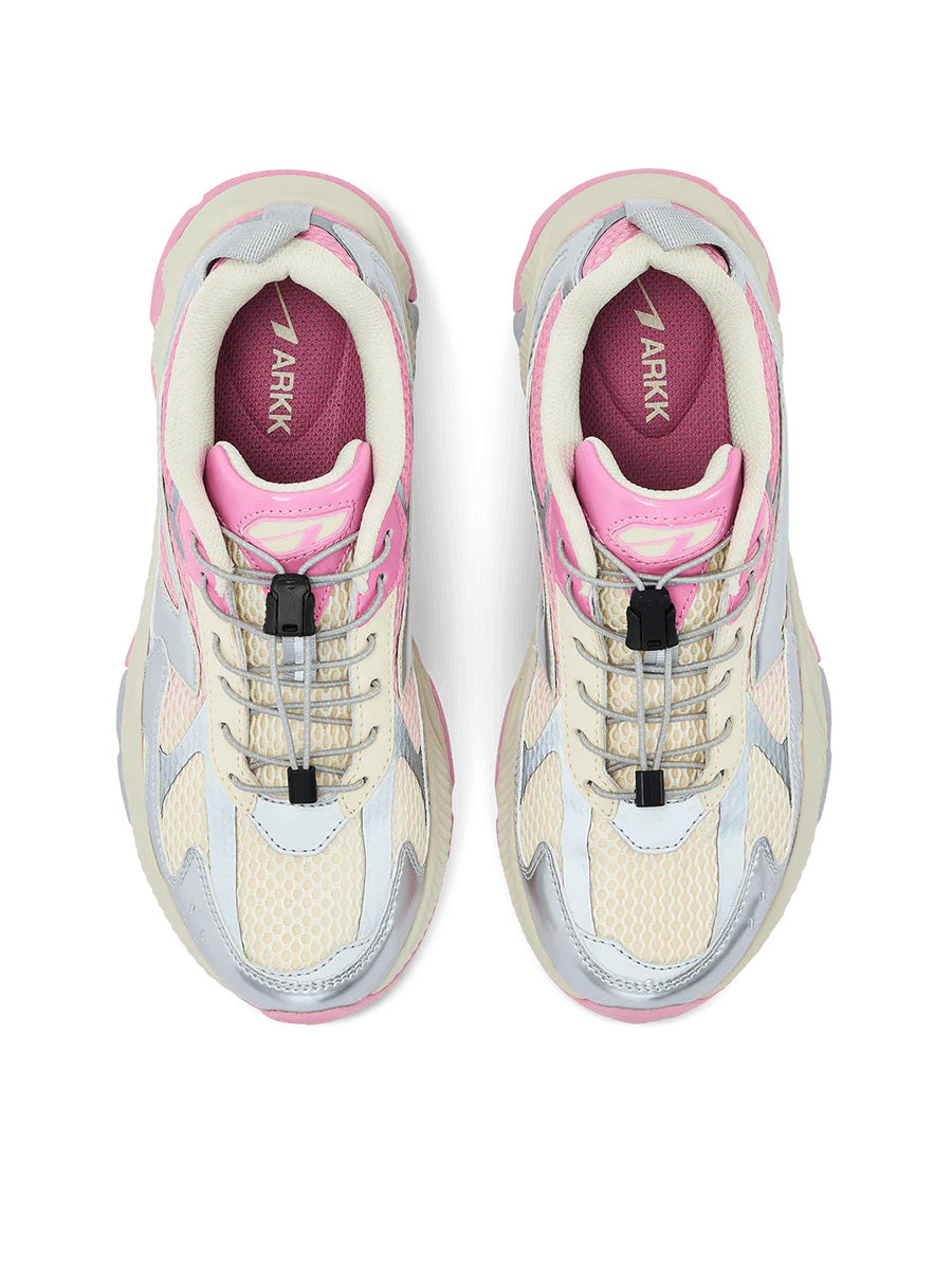 Arkk Copenhagen Forma Runner Silver Pink Lenkkari
