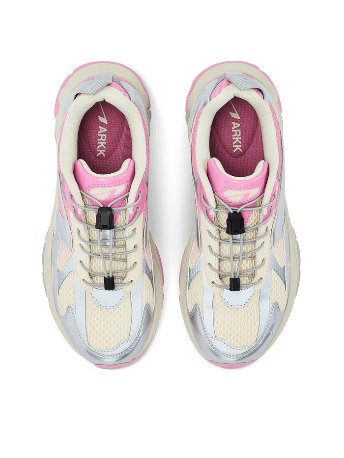 Arkk Copenhagen Forma Runner Silver Pink Lenkkari