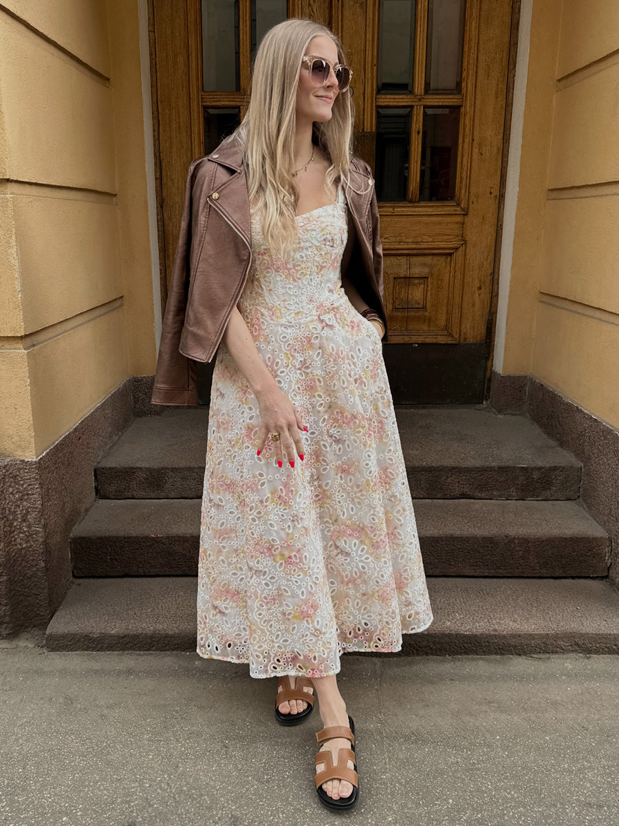 LILAH corset midi dress