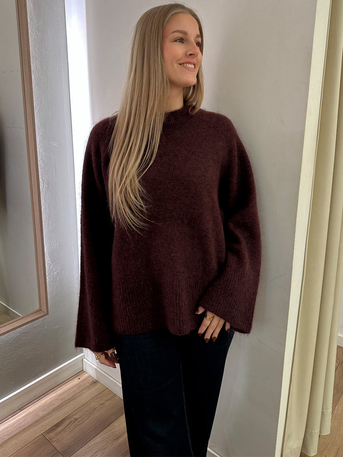 BROOKLINE knit raglan o-neck