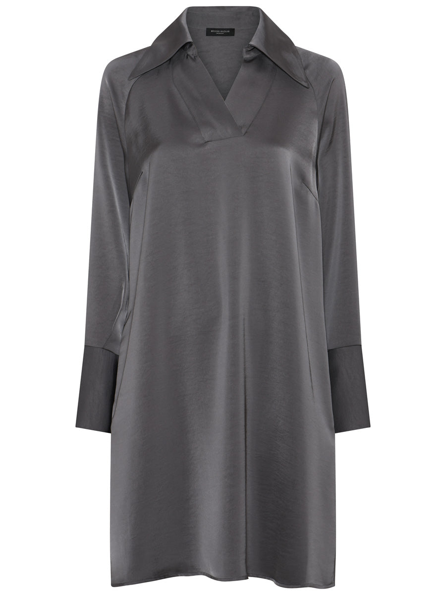 Bruuns Bazaar BeckiaBBKassidy Satiinimekko Harmaa