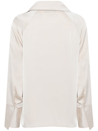 Bruuns Bazaar BeckiaBBKassindra Satiinipusero Kerma/Luonnonvalkoinen