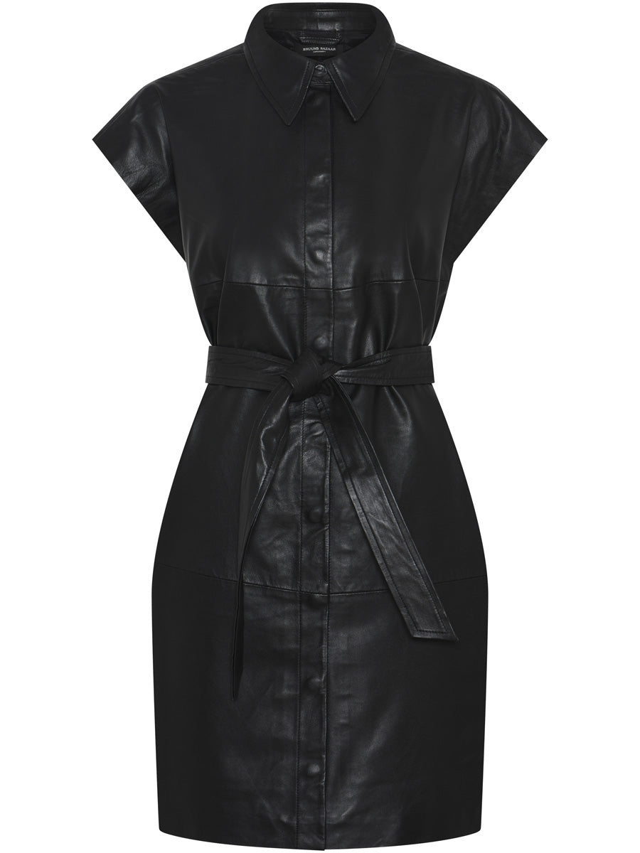 Bruuns Bazaar GentianBBVilina Nahkamekko Musta