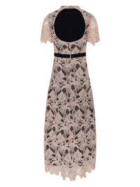 Bruuns Bazaar GeonomaBBSylvana Pitkä Pitsinen Juhlamekko Vaaleanpunainen/Musta