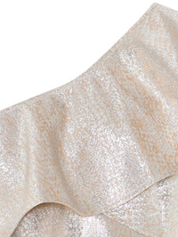Bruuns Bazaar WallichiaBBOlina One Shoulder Toppi Kulta Hopea