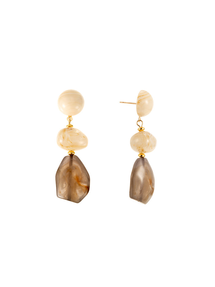 By Jolima Marble Resin Korvakorut