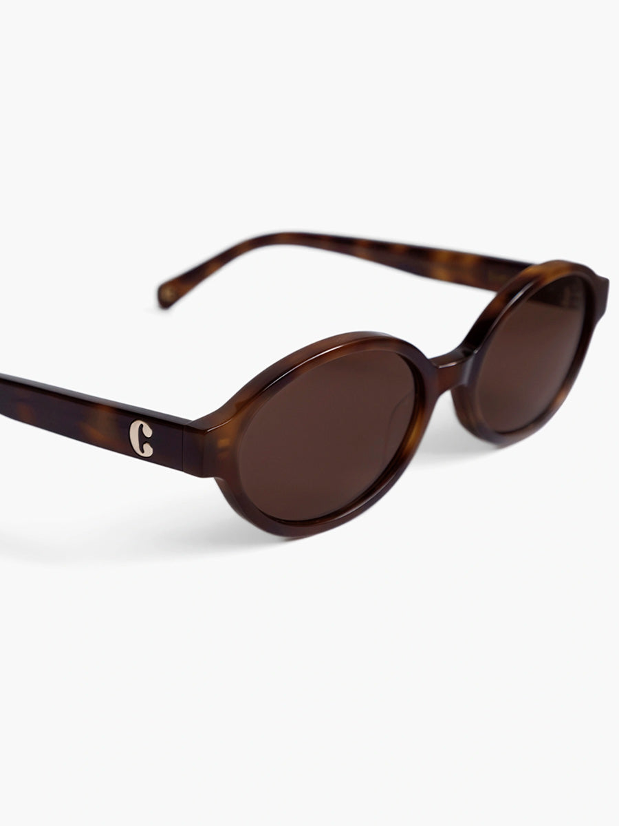 Corlin Selma Ovaalit Aurinkolasit Ruskea