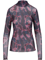 Coster Copenhagen Eve Mesh Turtleneck Pink Wave
