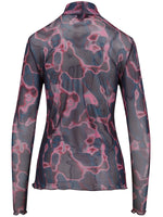 Coster Copenhagen Eve Mesh Turtleneck Pink Wave