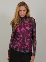 Coster Copenhagen Eve Mesh Turtleneck Pink Wave