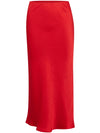 Coster Copenhagen Skyler Mid Length Skirt Lipstick Red