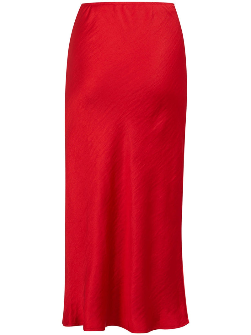 Coster Copenhagen Skyler Mid Length Skirt Lipstick Red