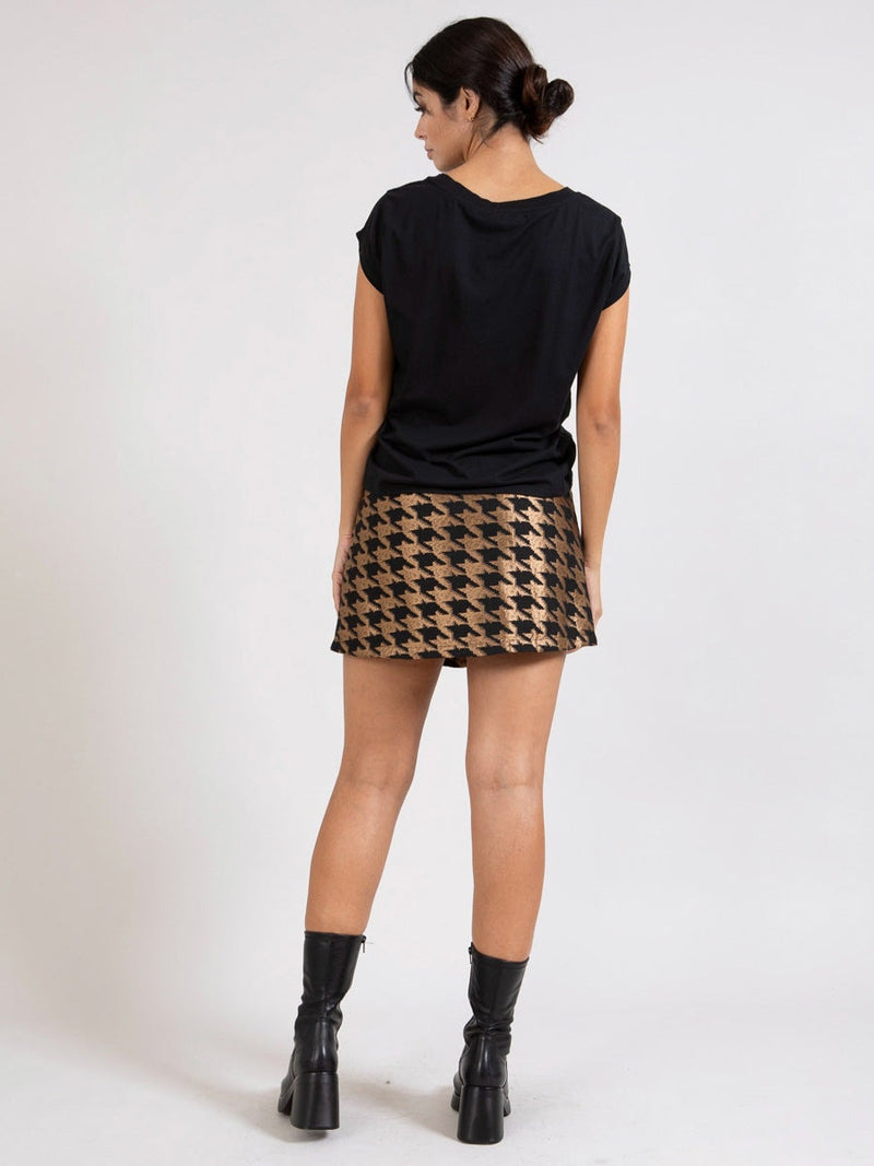 Tee With Velvet Kiss Print T-Paita