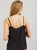 Coster Copenhagen LUNA woven lace top Black