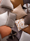 Cozy Living Mio Tufted Cushion Cover Ivory Cumin