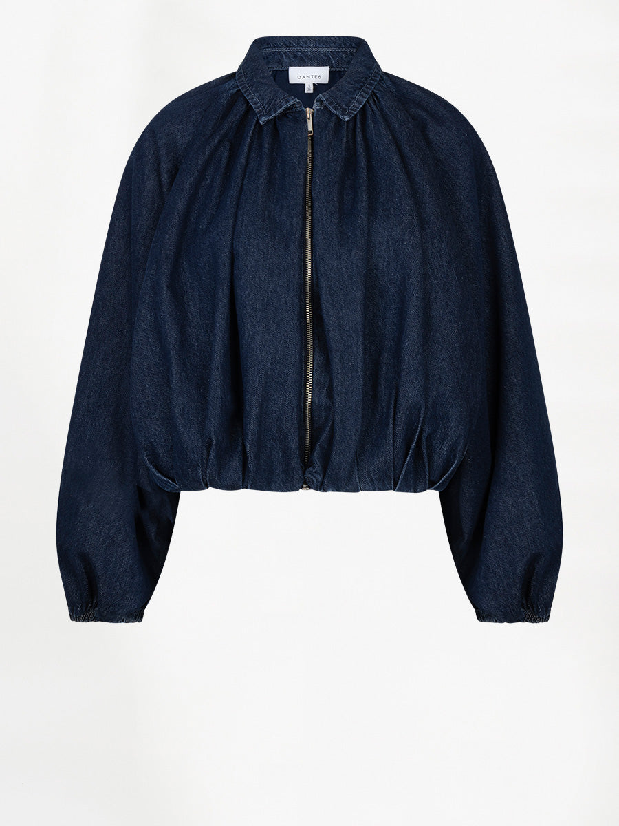 CASSI balloony denim jacket