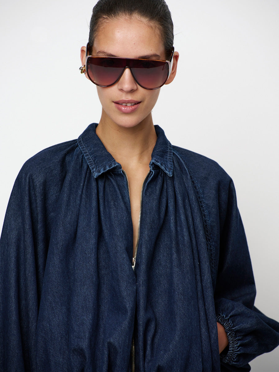 CASSI balloony denim jacket