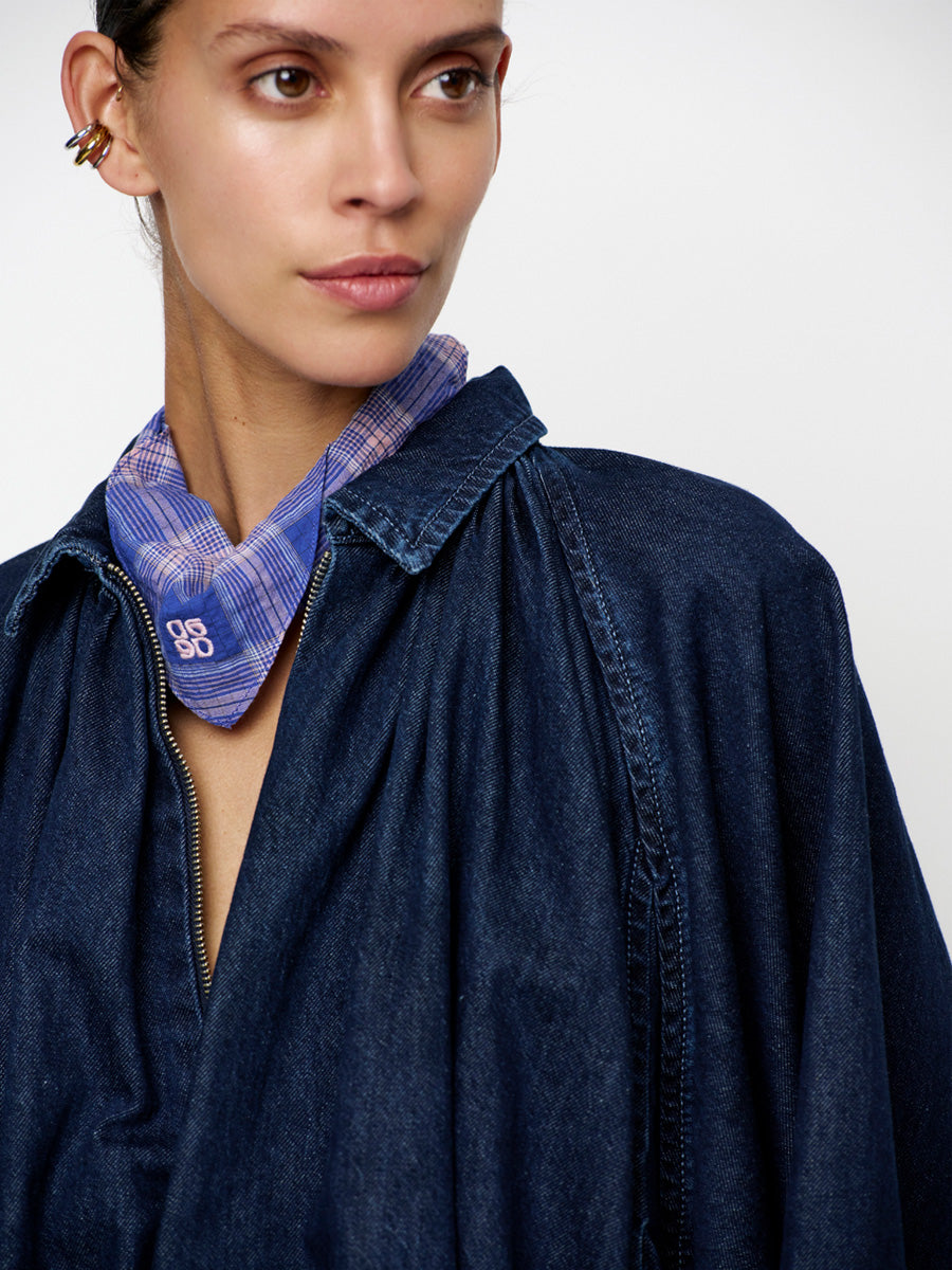 CASSI balloony denim jacket