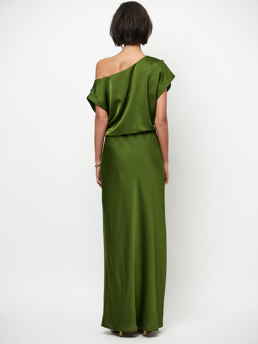 Dante 6 Epic Off Shoulder Satiinimekko Vihreä