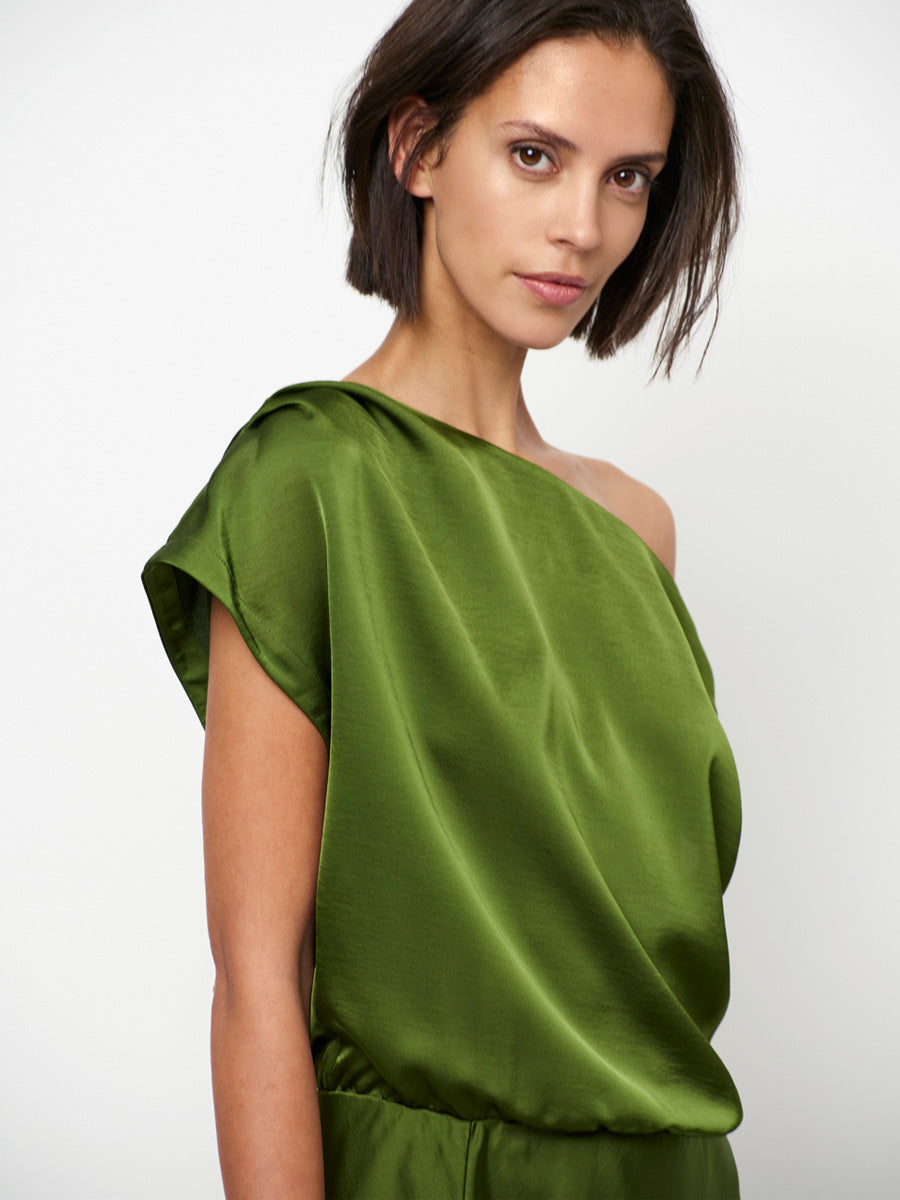 Dante 6 Epic Off Shoulder Satiinimekko Vihreä