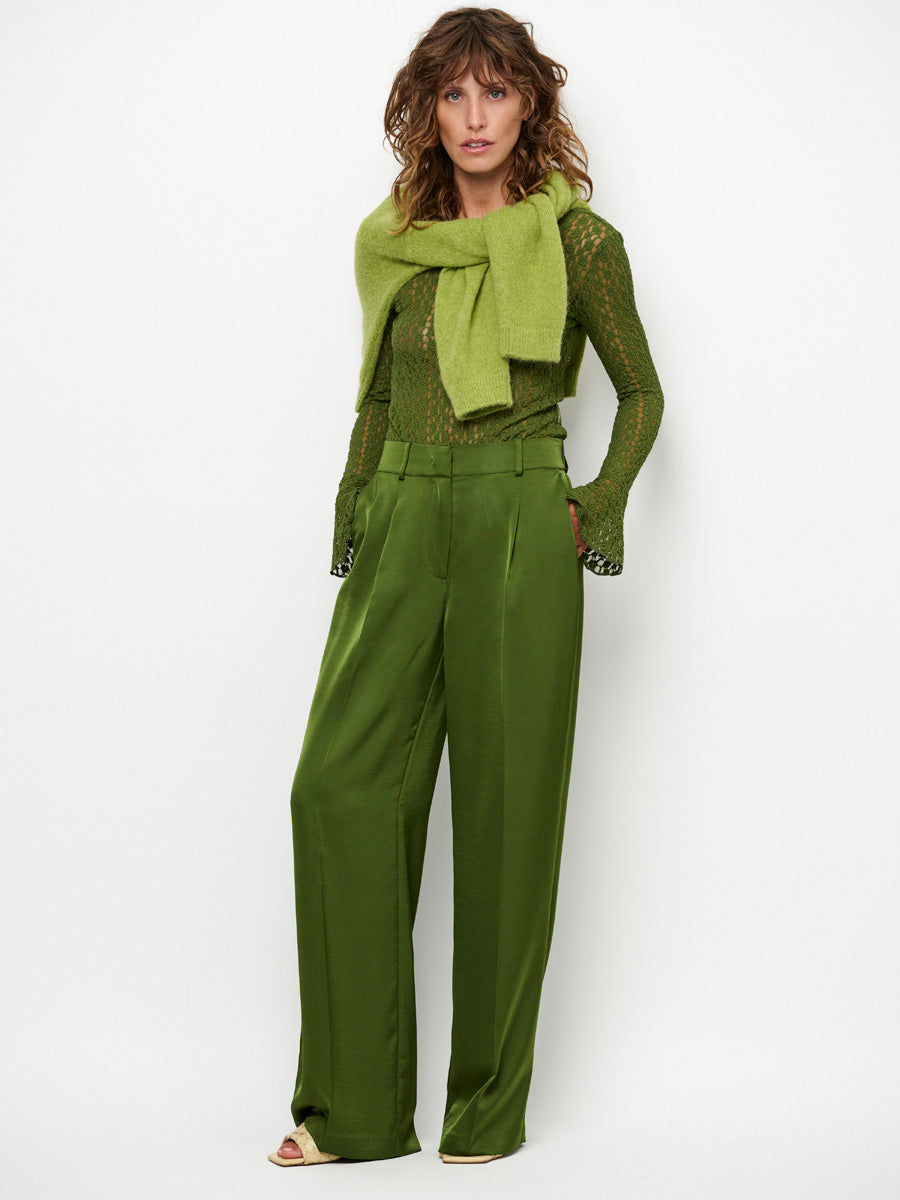 Dante 6 Jules Satiinihousut Vihreä