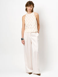 Dante 6 Jules Satiinihousut Valkoinen