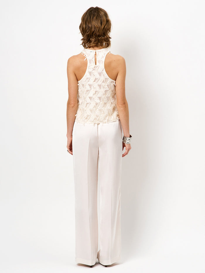 Dante 6 Jules Satiinihousut Valkoinen