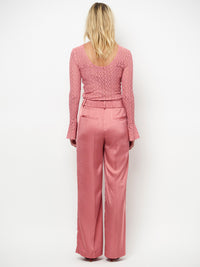 Dante 6 Jules Satiinihousut Vaaleanpunainen