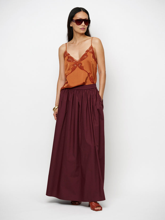 Dante 6 Gisole Pitkä Puuvillahame Ruskea