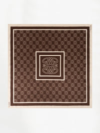 Dante 6 Monogram Huivi Ruskea