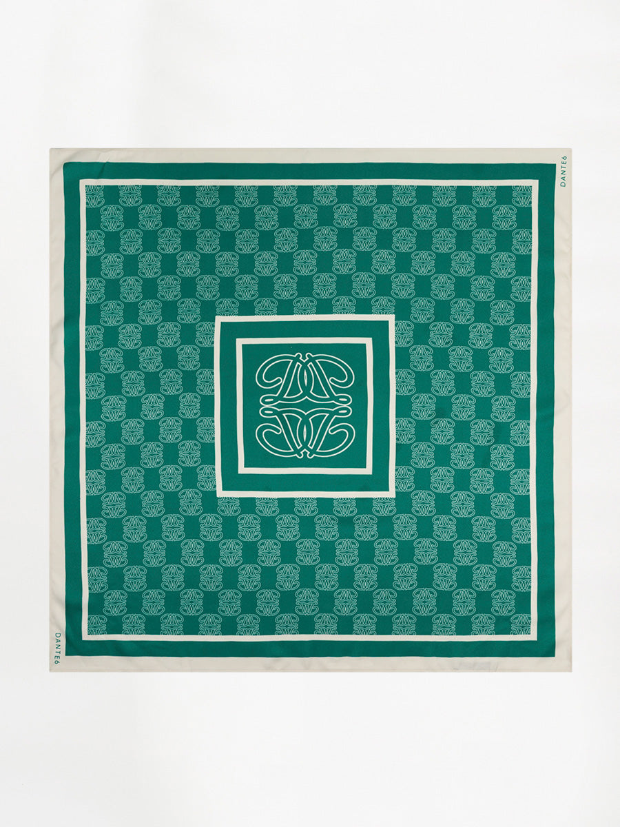 Dante 6 Monogram Huivi Vihreä