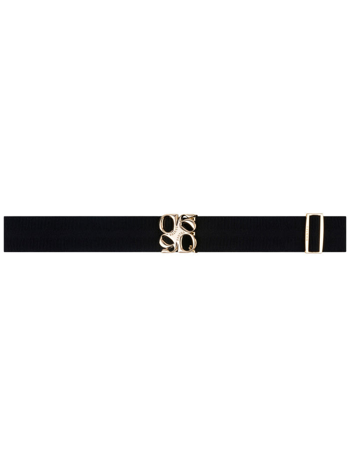 Dante 6 Motif Logo Tape Belt Gold Raven Black